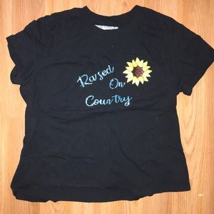 Black “Raised on Country” T-Shirt